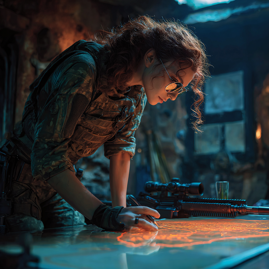 The sniper is always ready